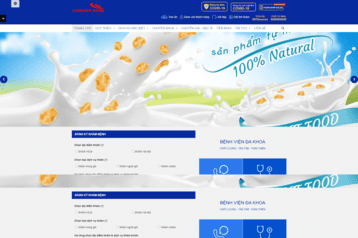 Mẫu giao diện bệnh viên tư