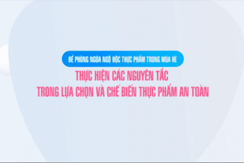 Thông điệp bảo đảm an toàn thực phẩm mùa hè 2018
